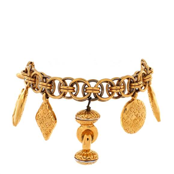 Chanel Jewelry - Chanel Vintage Charm Chain Bracelet #227722C13B